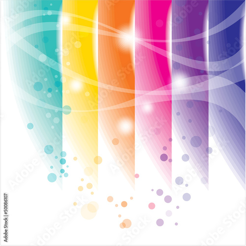 colorful abstract on white background