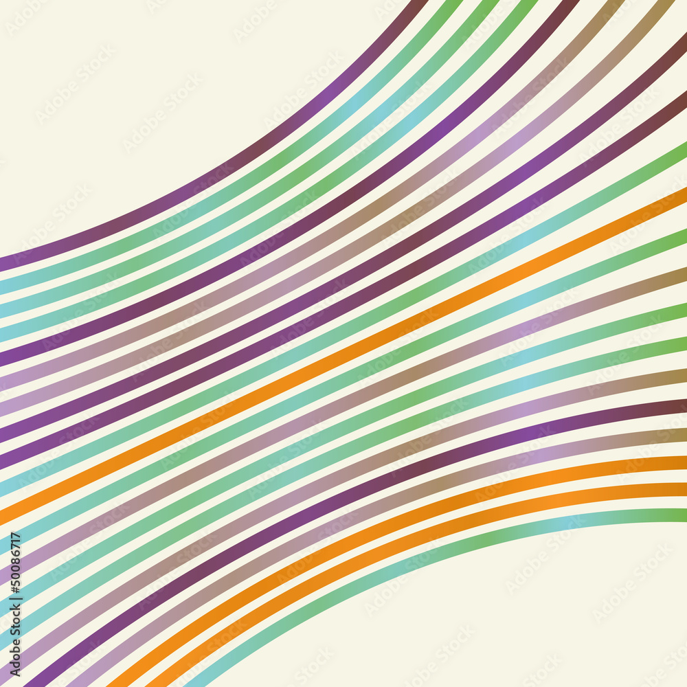 Abstract background with curvy multicolored stripes Abstract background with curvy multicolored stripes