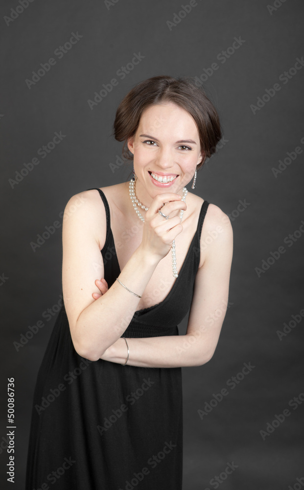 Fototapeta premium cheerful girl