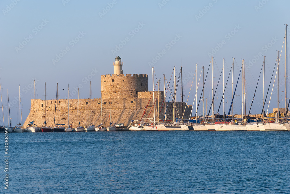 Rhodes Landmark Mandraki Port