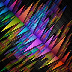 Keuken achterwand Zigzag Colorful Background  © Oliopi