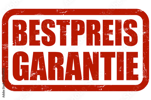 Grunge Stempel rot BESTPREIS GARANTIE photo