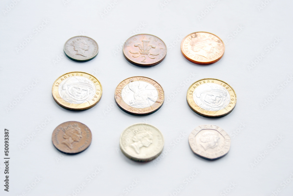 Money coins of different countries