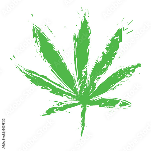 Cannabis leaf