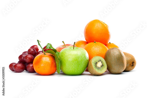 Group of Mixed Fruits