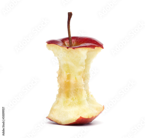 Core of a Red Apple