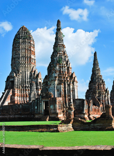 Wat Chaiwatthanaram in Ayutthaya Thailand