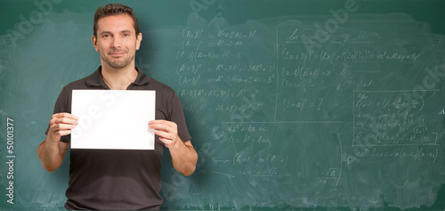 Maths class and message
