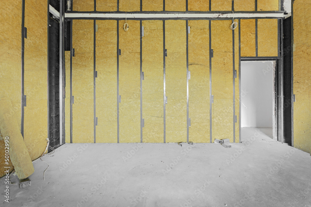 Unfinished building interior