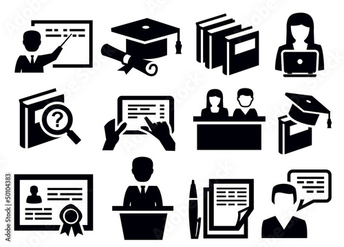 education icons