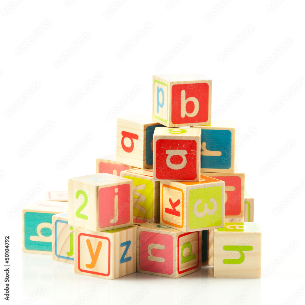 wooden toy cubes with letters. Wooden alphabet blocks. wooden toy cubes with letters. Wooden alphabet blocks.