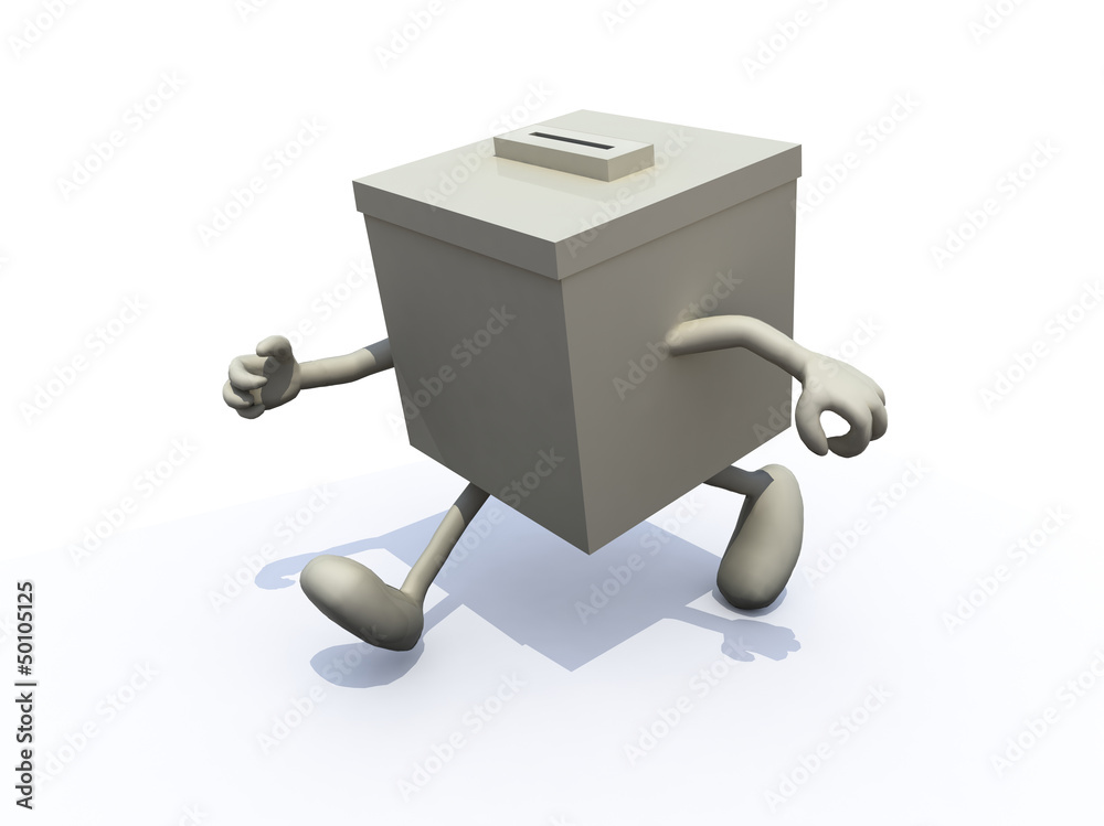 ballot box that runs away ballot box that runs away
