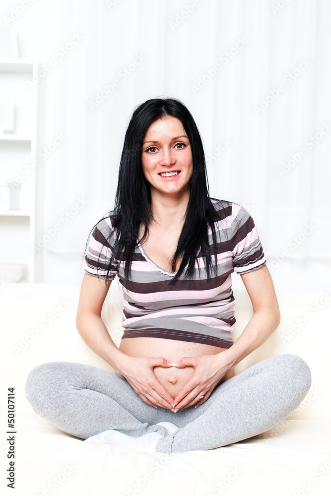 Lovely pregnant woman