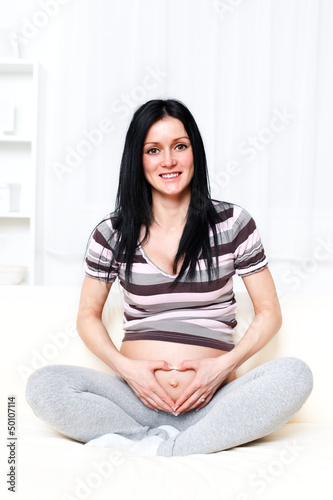 Lovely pregnant woman