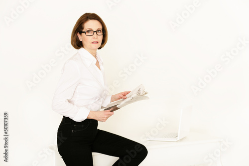 elegante Businessfrau photo