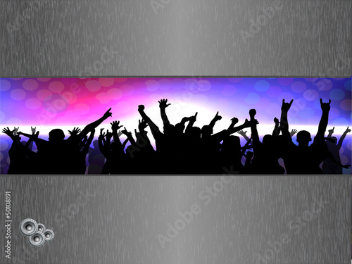 Party people vector background
