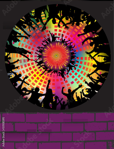 Party people vector background