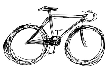 Wandcirkels Fietsen Bewegwijzering voor wielrenners langs route  © bofotolux