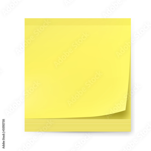 Yellow sticker.
