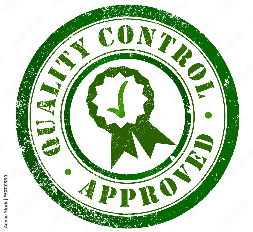 quality control apporved stamp