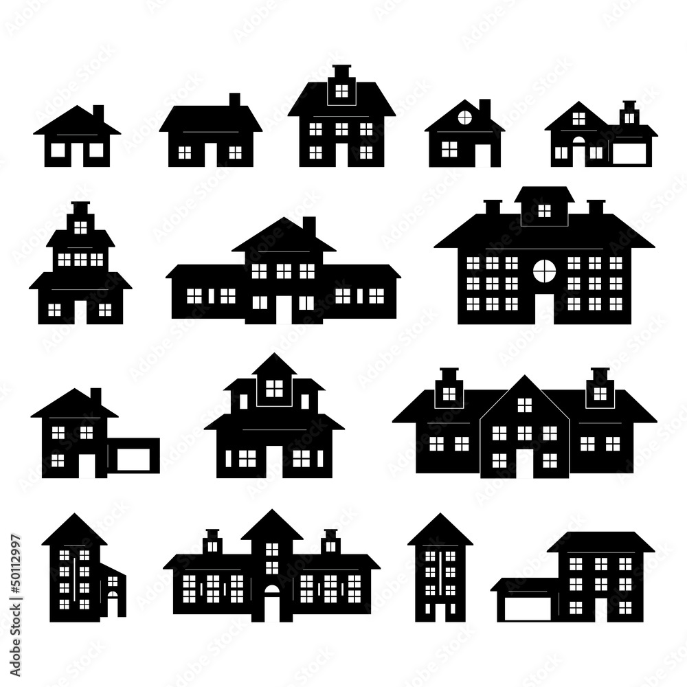 House Black and White House Black and White
