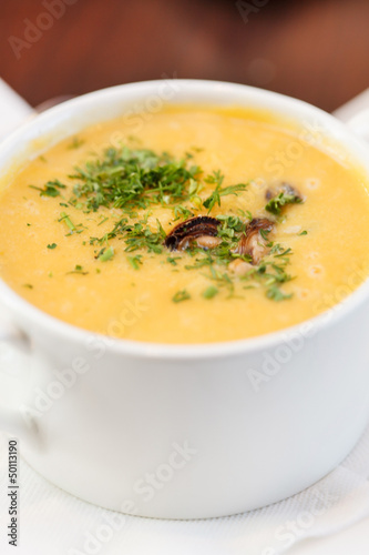 seafood cream soup