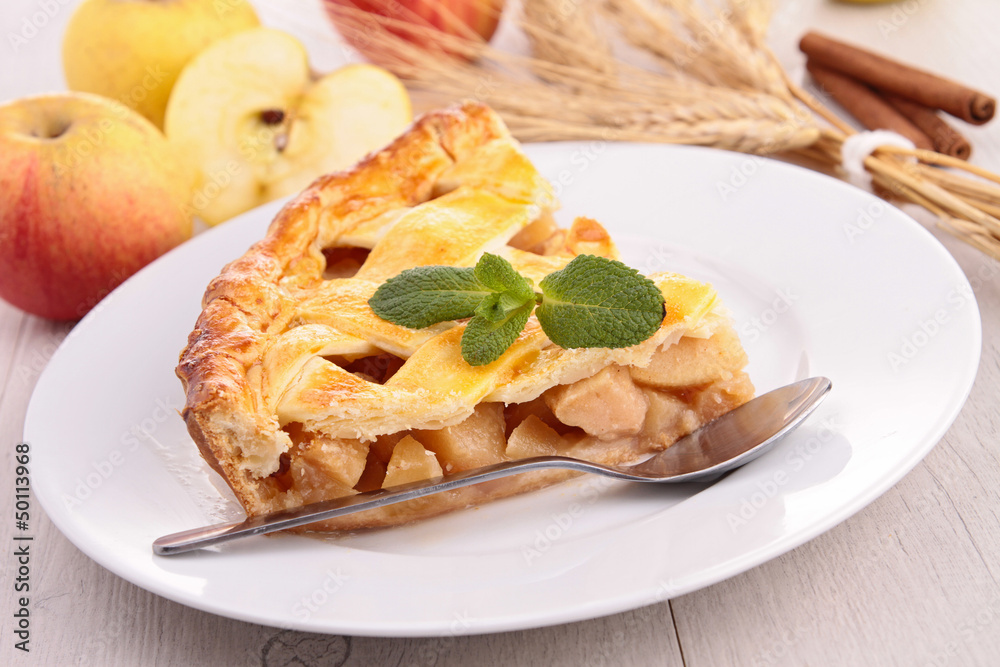 slice of apple pie