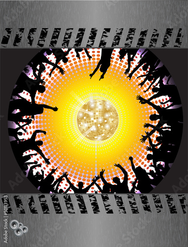 Party people vector background