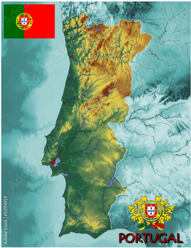Portugal Europe national emblem map symbol motto