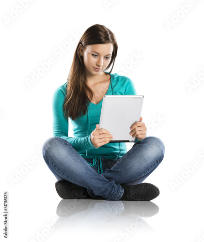 Woman with tablet © Halfpoint