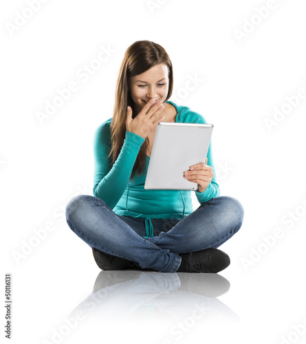 Woman with tablet © Halfpoint