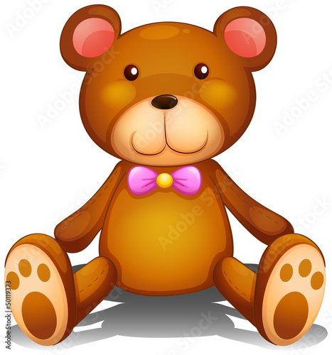 A brown stuff toy