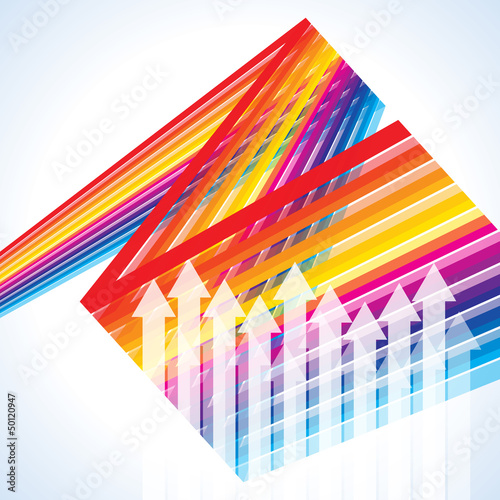 arrows vector for business grow idea