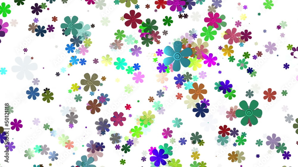 Flying Flowers animation Flying Flowers animation
