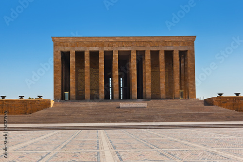Fototapeta Mustafa Kemal Ataturk mausoleum in Ankara Turkey