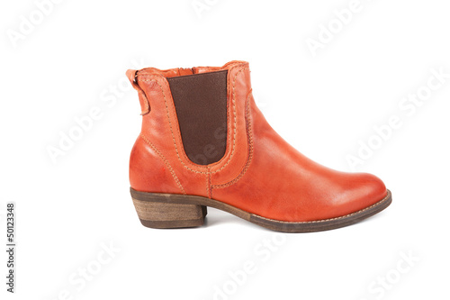 brown woman's shoe