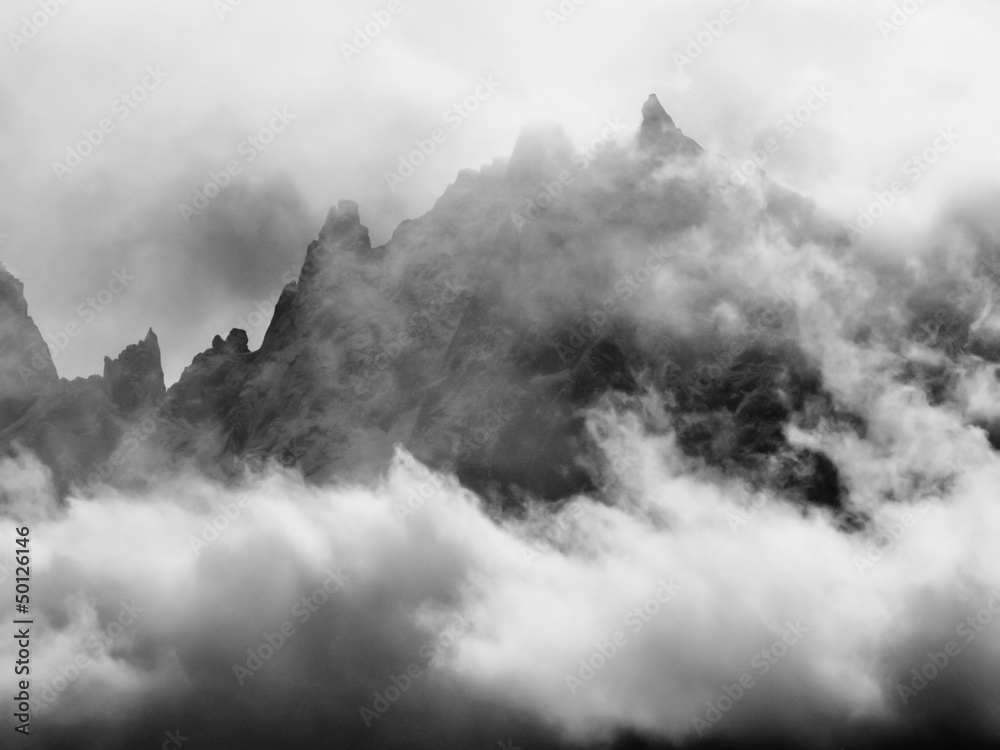 Massif du Mont-Blanc - obrazy, fototapety, plakaty 