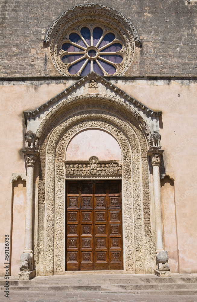 Basilica of St. Caterina. Galatina. Puglia. Italy. Basilica of St. Caterina. Galatina. Puglia. Italy.