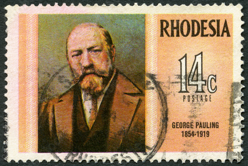 RHODESIA - 1974  shows George Pauling  1854-1919   engineer