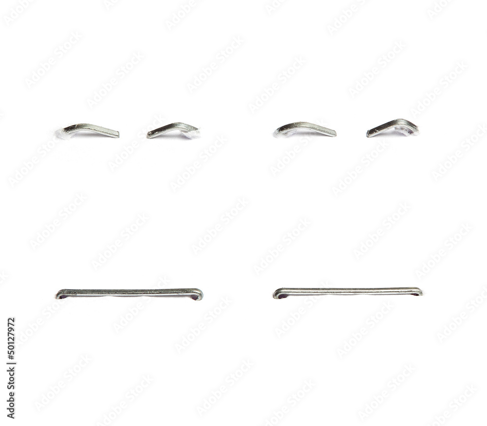 Staples in paper