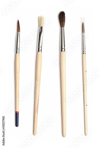 Four Paint Brushes