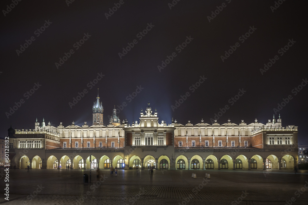 Cloth Hall in the City Center of Cracow