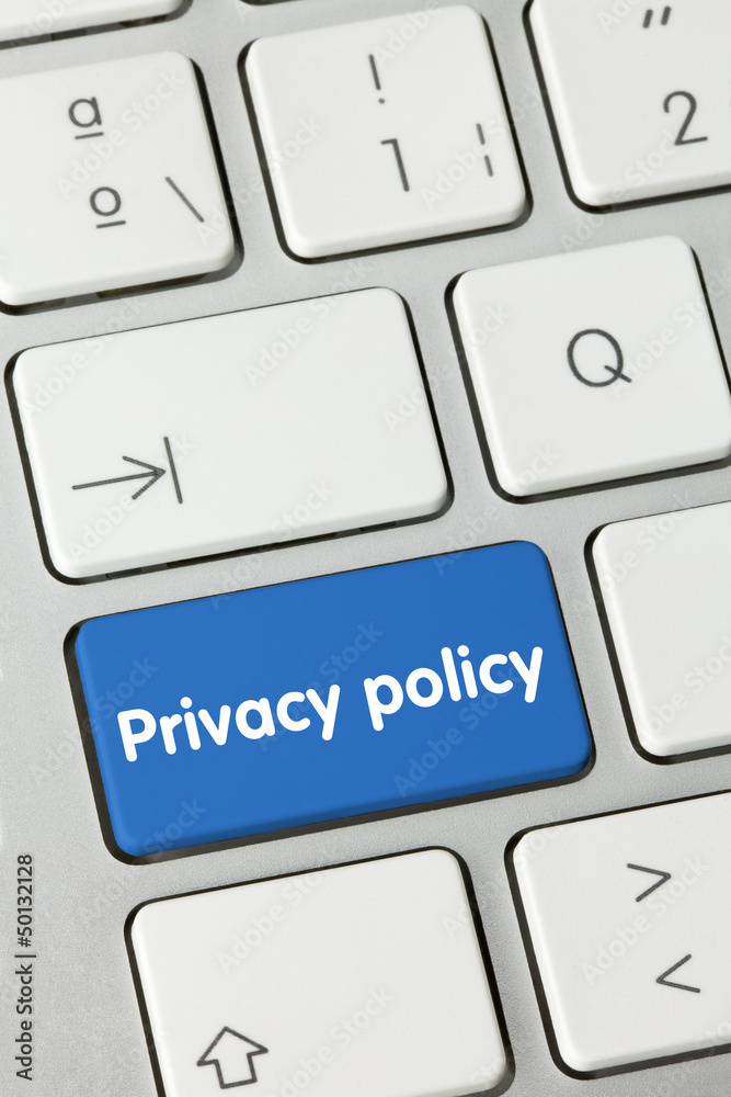 Privacy policy keyboard key finger Privacy policy keyboard key finger