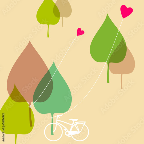 Bicycle in the park