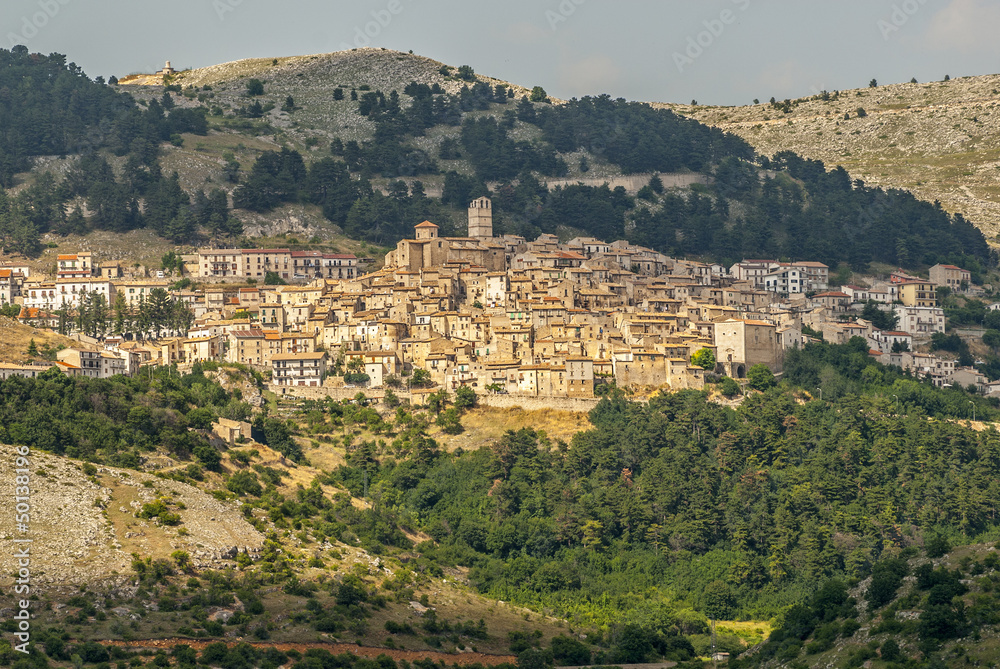 Naklejka premium Castel del Monte, panoramic view