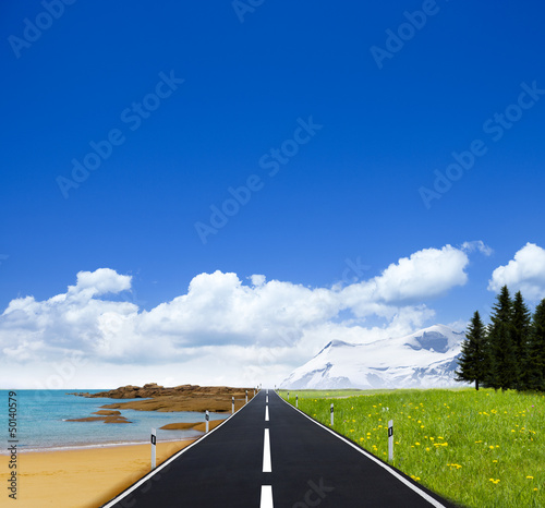 Fahrt in den Urlaub