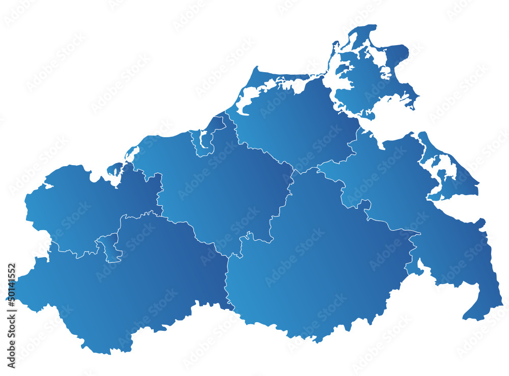 Mecklenburg-Vorpommern Karte