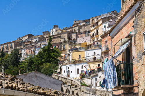 Panoramic view of Sant'Agata di Puglia. Puglia. Italy.