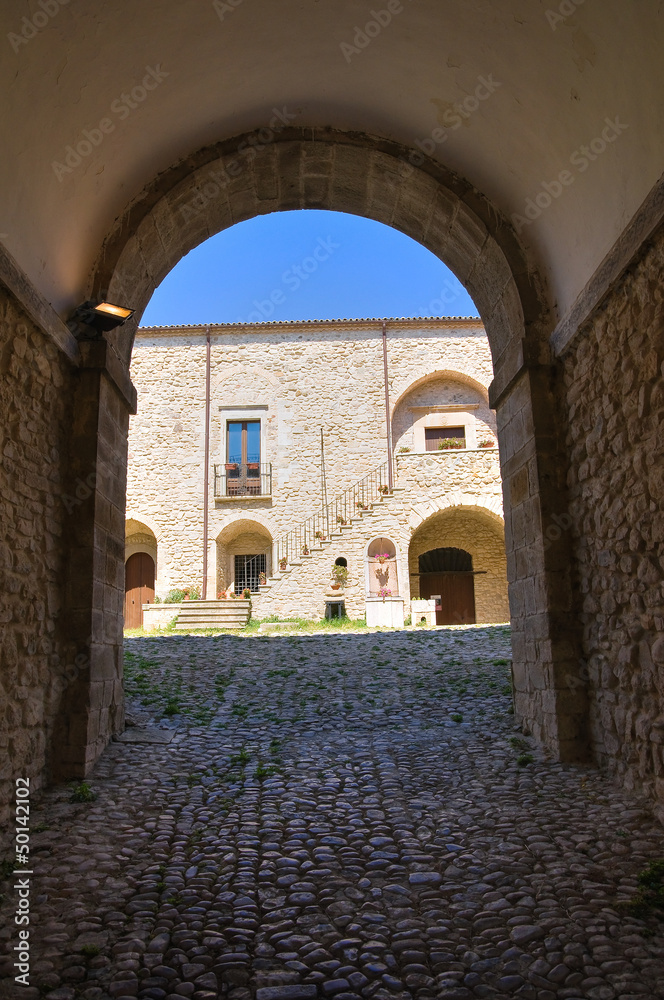Castle of Sant'Agata di Puglia. Puglia. Italy.