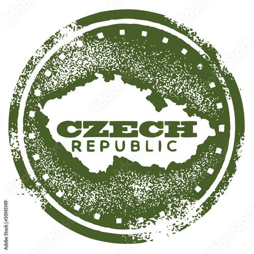 Vintage Czech Republic Stamp